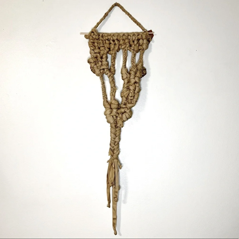 Bohemian Unique Handmade Macrame Snake Wall Art Hanging Decor